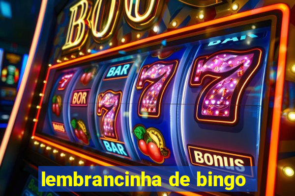 lembrancinha de bingo